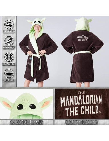 Bata de baño para niños Baby Yoda Star Wars 11-12 años