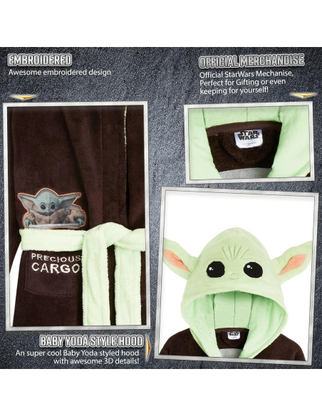 Bata de baño para niños Baby Yoda Star Wars 11-12 años