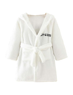 Bata de baño unisex para bebés 100-130cm - Franela suave