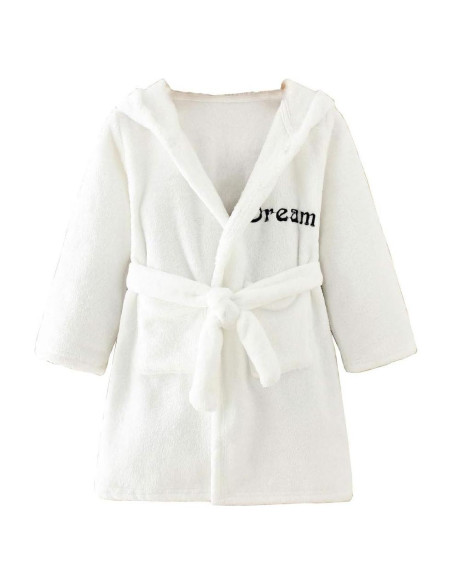 Bata de baño unisex para bebés 100-130cm - Franela suave