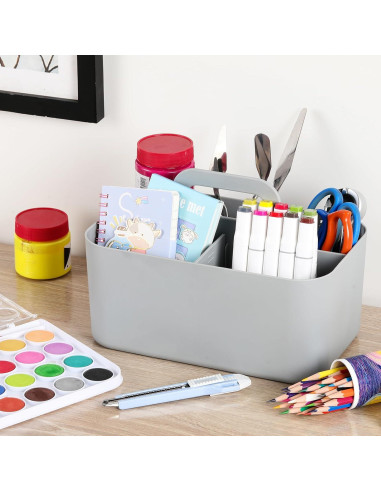 Organizador Caddy Multiusos AOZITA Gris 24.8x15.5x17 cm