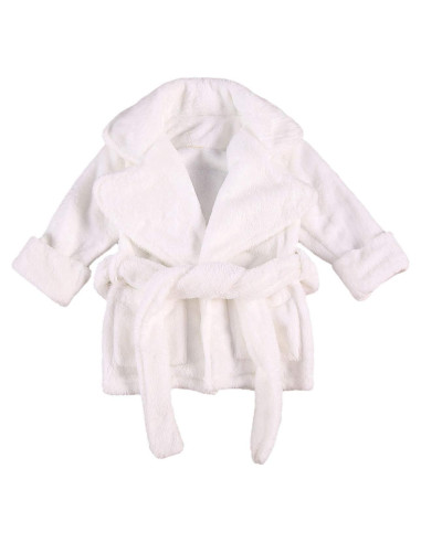 Bata de Baño de Felpa Coral Unisex para Bebés 0-5 Años