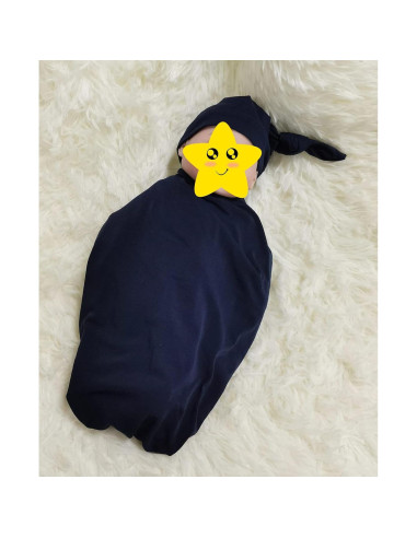 Bata de Maternidad QTECLOR con Manta y Diadema para Mamá