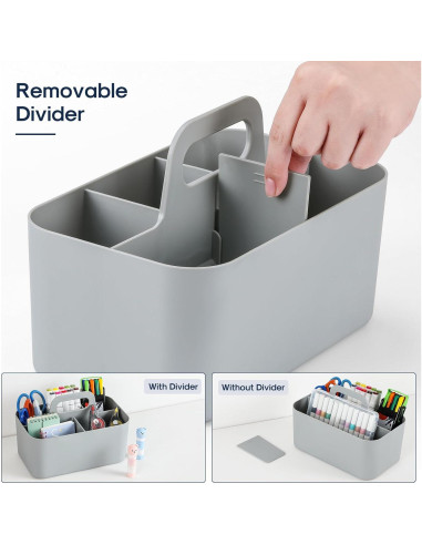 Organizador Caddy Multiusos AOZITA Gris 24.8x15.5x17 cm