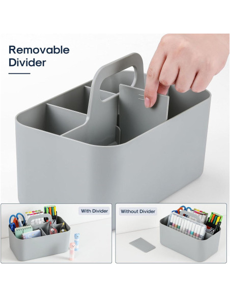 Organizador Caddy Multiusos AOZITA Gris 24.8x15.5x17 cm