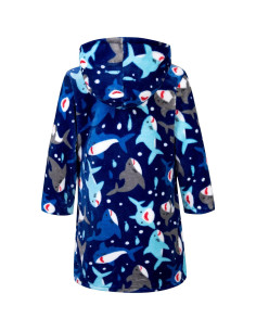 Bata de Baño para Niñas con Capucha Cartoon Dinosaurio 2-3T 2