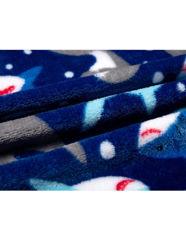 Bata de Baño para Niñas con Capucha Cartoon Dinosaurio 2-3T