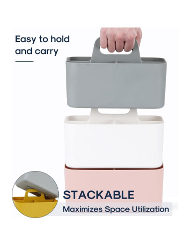 Organizador Caddy Multiusos AOZITA Gris 24.8x15.5x17 cm