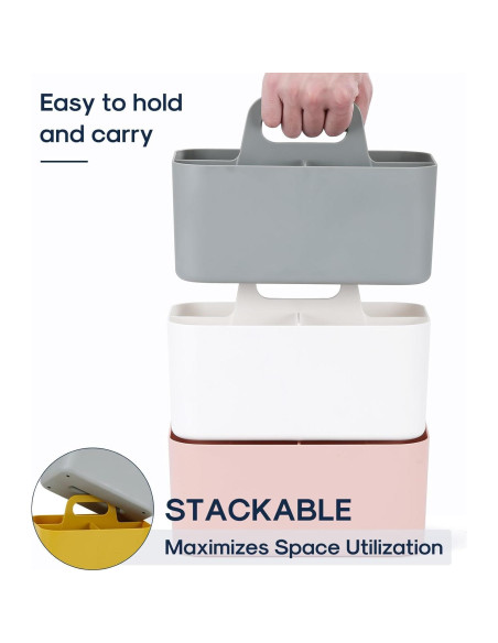 Organizador Caddy Multiusos AOZITA Gris 24.8x15.5x17 cm