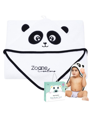 Toalla de Baño con Capucha Zoane Creations 94x94 cm 500 GSM