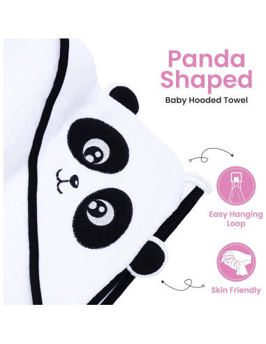 Toalla de Baño con Capucha Zoane Creations 94x94 cm 500 GSM