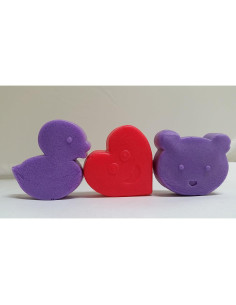 Esponjas de Baño para Bebés Cleanspired 3 Contenedores Lavanda 2