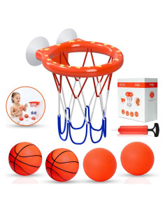 Aro de Baloncesto para Baño MARPPY con 4 Pelotas Sin Agujeros
