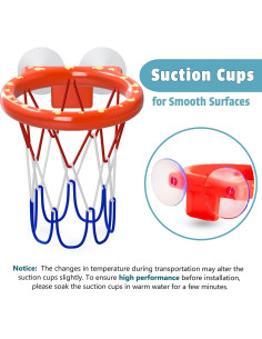 Aro de Baloncesto para Baño MARPPY con 4 Pelotas Sin Agujeros 2