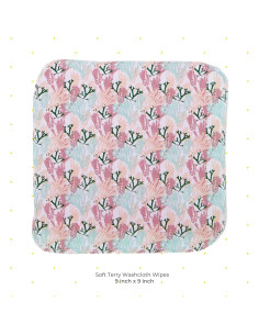 Conjunto de Toallitas de Lavado Spasilk 10 Piezas Coral Rosa 2