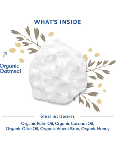 Jabón de Castilla Suave Motherlove 3 Unidades Avena Orgánica 2