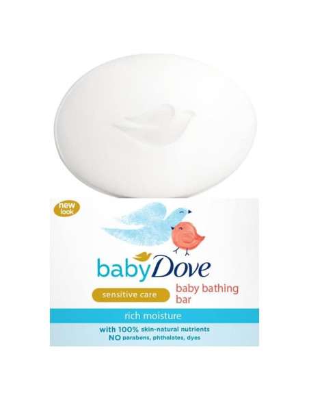 Barra de Baño Hidratante Baby Dove 75g - Para Todo Tipo de Piel