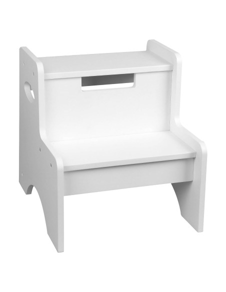 Escalera de Dos Pasos Wildkin Blanca para Niños y Adultos