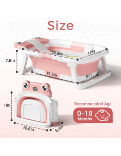 Conjunto de Regalos Baby Shower: Bañera Plegable y Inodoro Entrenamiento 2