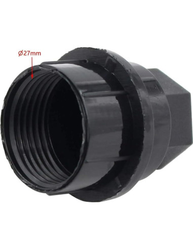 Cubiertas de Tuercas de Rueda Hunting Horse 20 Pcs Negro