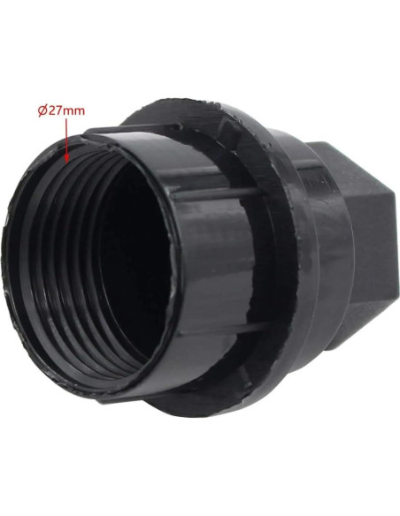 Cubiertas de Tuercas de Rueda Hunting Horse 20 Pcs Negro