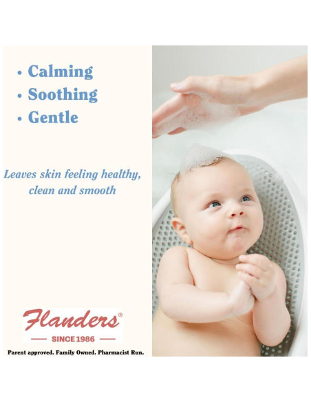 Flanders 3 en 1 Champú y Lavado a Base de Plantas 425g