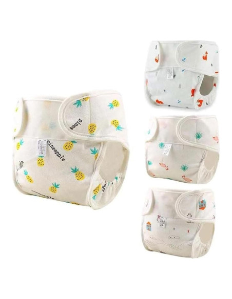 Pañales Reutilizables para Muñecas Reborn JIZHI 4 Pcs 43-61 cm