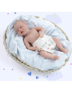 Pañales Reutilizables para Muñecas Reborn JIZHI 4 Pcs 43-61 cm 2