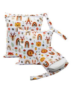 Bolsa de Pañales Impermeable ASENAPPY 3pcs Reutilizable