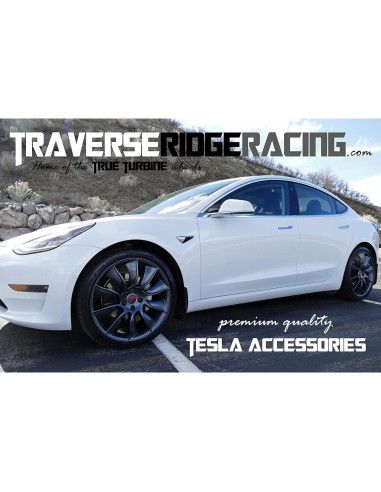 Juego de 22 tapas de tuerca de rueda Traverse Ridge Racing para Tesla