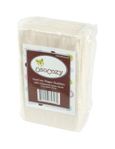 Aumentadores de Pañales de Tela OsoCozy - 12 Piezas 100% Algodón 2