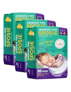 Almohadillas Aumentadoras Sposie para Pañales Nocturnos 90 ct
