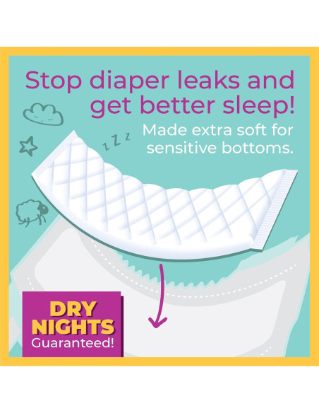 Almohadillas Aumentadoras Sposie para Pañales Nocturnos 90 ct