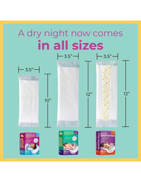 Almohadillas Aumentadoras Sposie para Pañales Nocturnos 90 ct