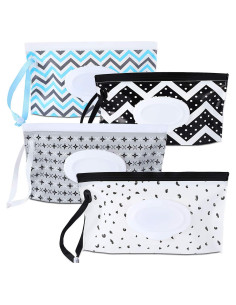 Dispensador de Toallitas para Bebés FEBSNOW 4 Unidades Geométrico