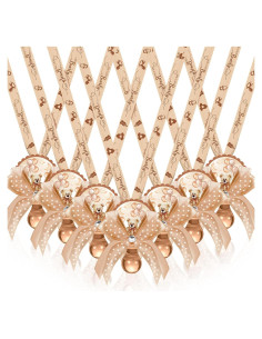 Hotop 36 Collares de Chupete Acrílico Baby Shower Niña