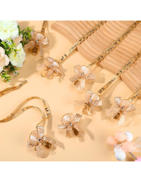 Hotop 36 Collares de Chupete Acrílico Baby Shower Niña