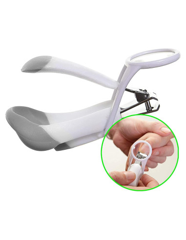 Cortauñas Deluxe Dreambaby con Lupa Ergonómica