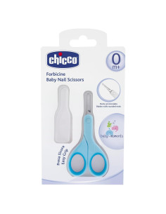 Tijeras de Uñas Chicco para Bebés de Acero Inoxidable con Funda