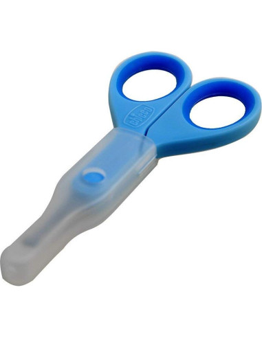 Tijeras de Uñas Chicco para Bebés de Acero Inoxidable con Funda