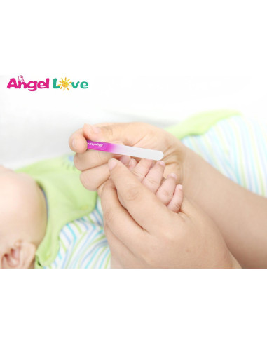 Lima de Uñas para Bebés Angel Love - Set de 3 Unidades