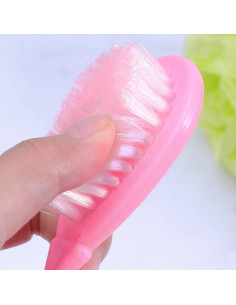 Conjunto Cepillo y Peine para Bebés HEALLILY Rosa 12x4.5cm 2