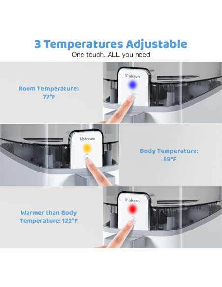Calentador de Agua Instantáneo Kisdream 1.6L con Termostato 24h