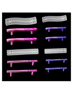 8 Piezas Moldes de Mango de Silicona MSDADA para Resina