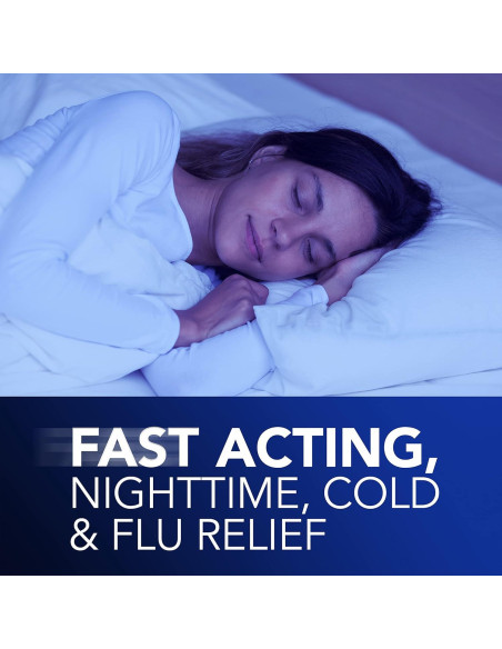 Vicks DayQuil y NyQuil 72 Cápsulas - Alivio Resfriado y Gripe