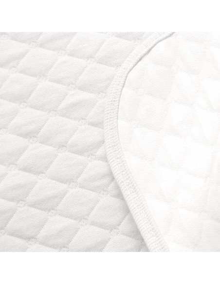 Forro de Cambiador de Bebé Boulevard Agradable 68.6x33 cm Blanco