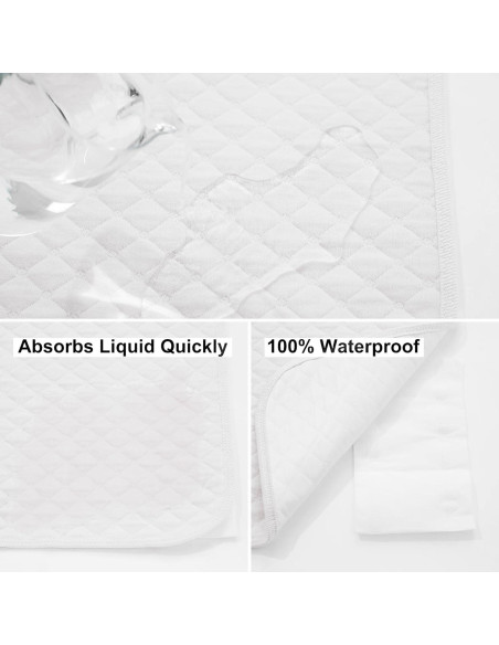 Forro de Cambiador de Bebé Boulevard Agradable 68.6x33 cm Blanco