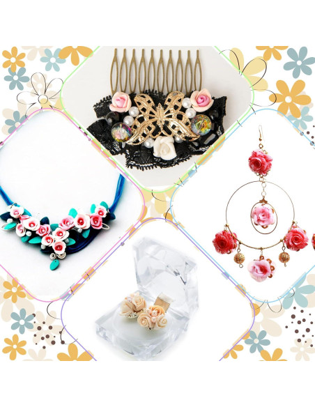 10 Moldes de Silicona para Flores Nuenen - DIY Manualidades