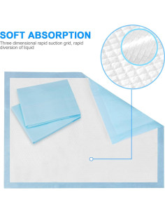 Almohadillas Desechables para Cambiar Bebés Zdolmy 33x46 cm 20 Pzas 2