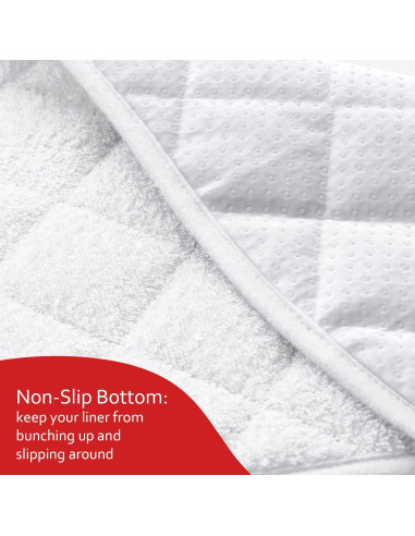 Forro de Cambiador Acolchado Moonsea 3 Piezas Impermeable